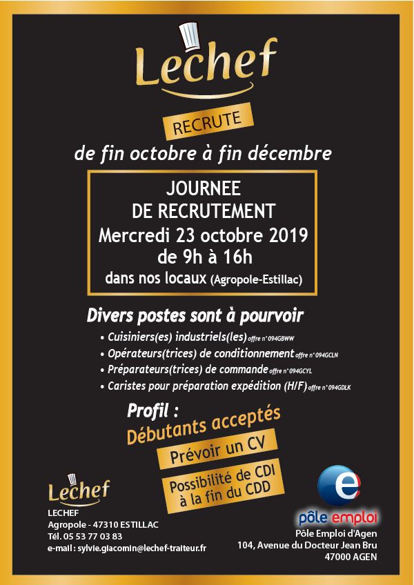 Lechef recrute festif 2019